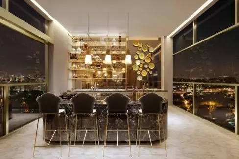 Villa Versace Moema- ibirapuera_Bar-do-Rooftop-da-Torre-dos-Stutios